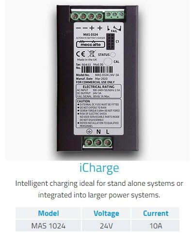 Bộ sạc bình ắc quy 24V Icharge 24V 10A