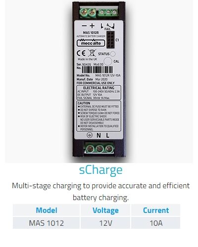 Bộ sạc bình ắc quy 12V 10A Scharge 12V 10A