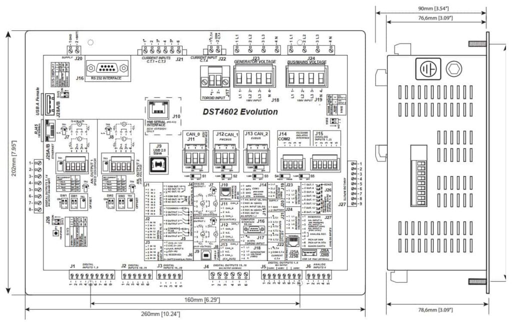 Bộ điều khiển hoà đồng bộ DST4602 EVOLUTION So do DST4602 EVO