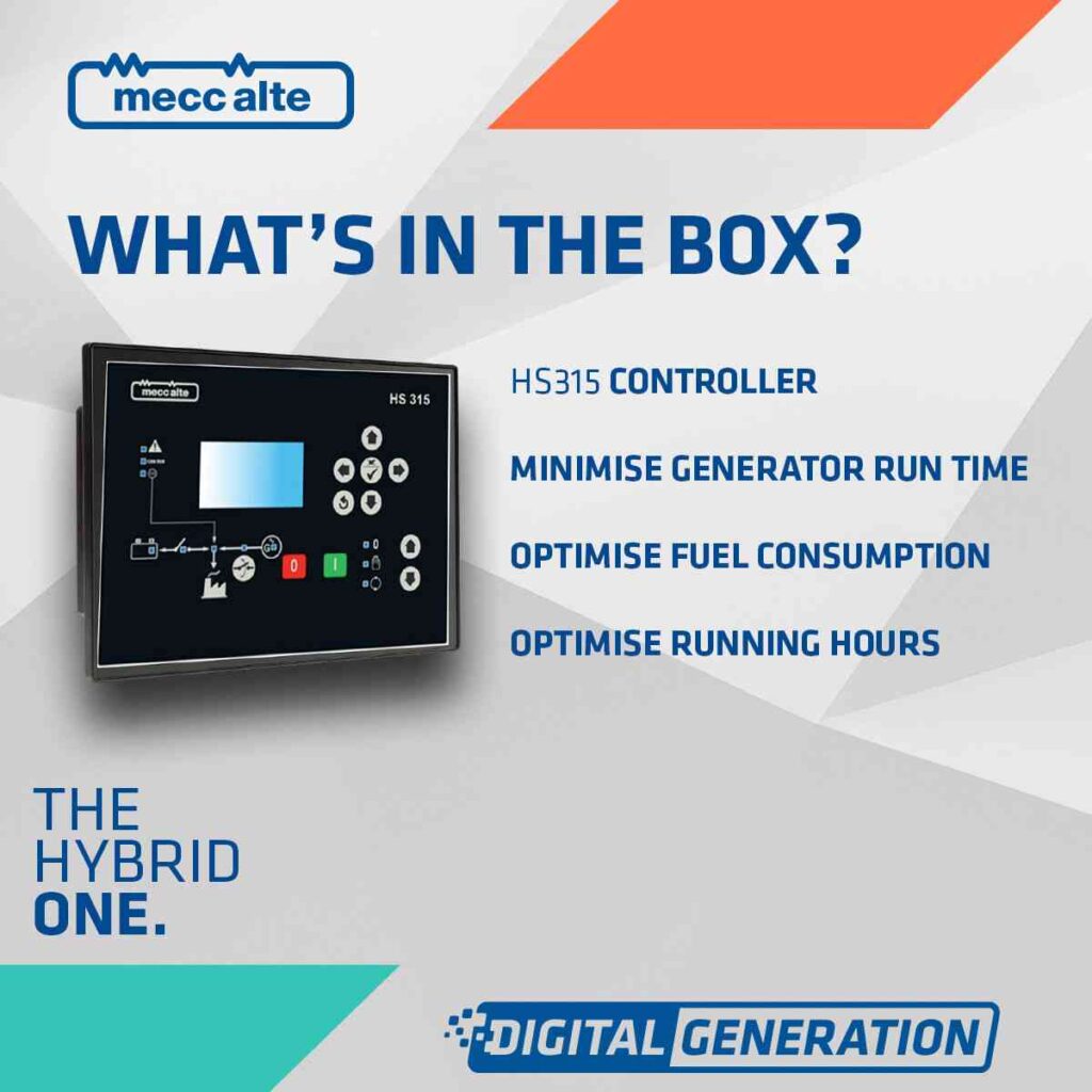 Bộ điều khiển máy phát điện, hoà đồng bộ, ATS Mecc Alte Bộ điều khiển HS315 Mecc Alte
